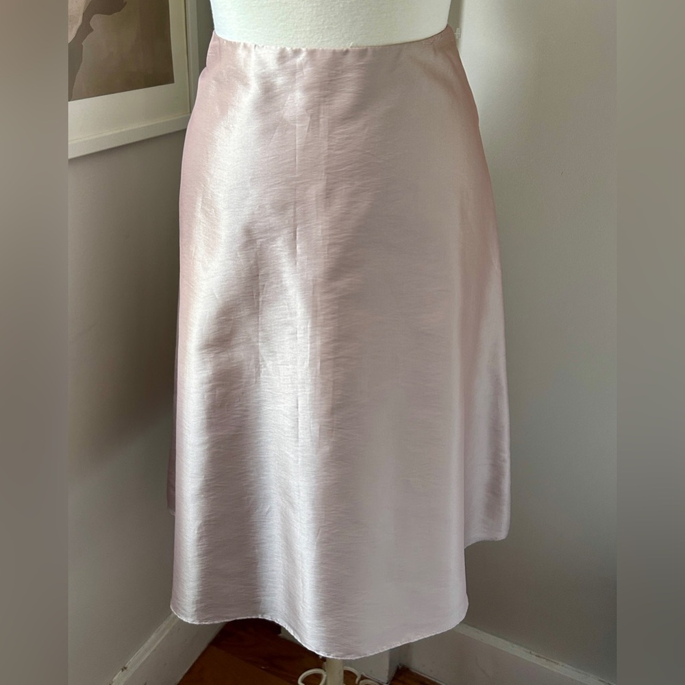 Pink deadstock A-line skirt